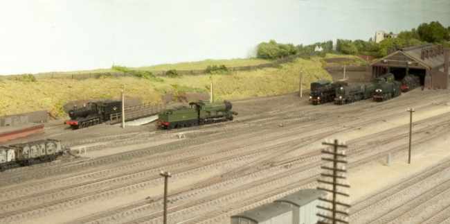 Shed and turntable